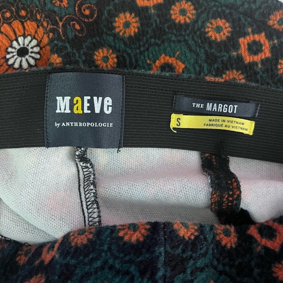 Anthropologie Maeve Floral Patterned Pants - Picture 4 of 7